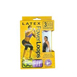 Latex Power Loops Go Fit 3 Resistance Loops NWT